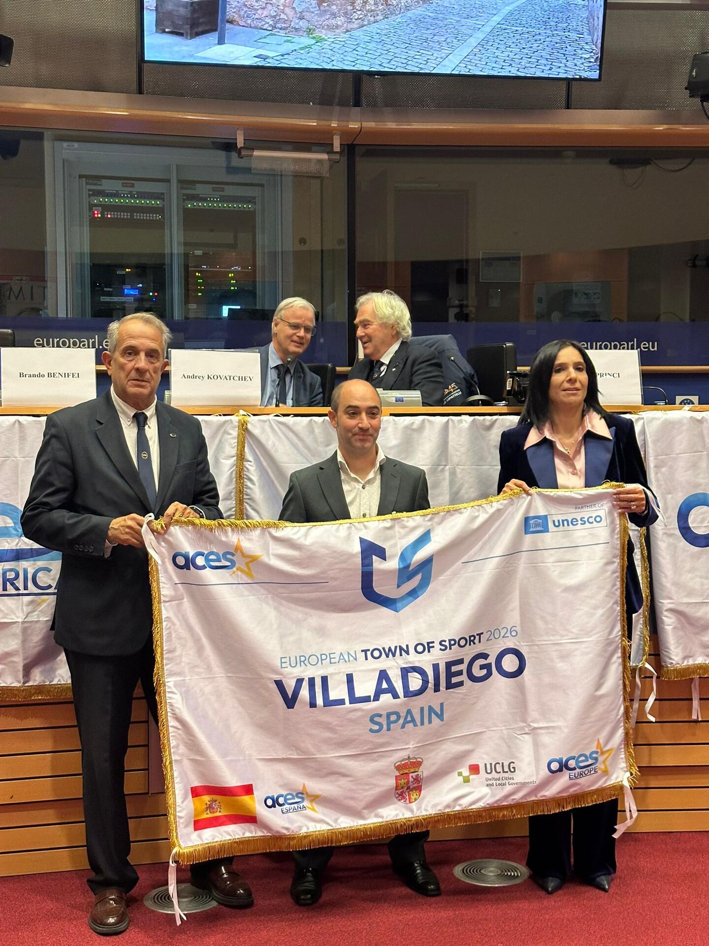 Villadiego se proclama Villa Europea del Deporte 2026
