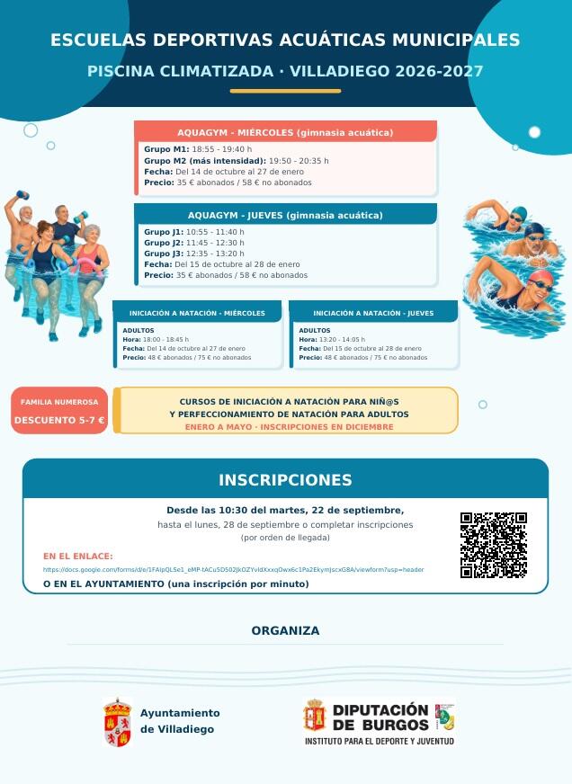 Escuelas deportivas Villadiego 26-27 