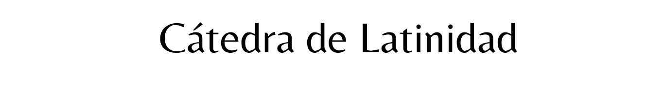 banner catedra de latinidad 